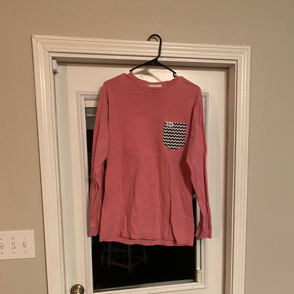 The Fraternity Collection - long sleeve pink shirt